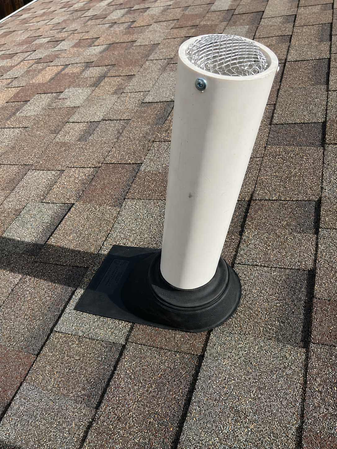 Radon mitigation roof jack
