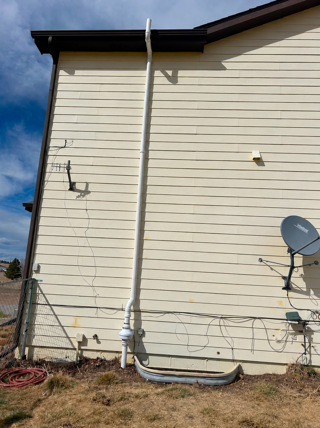 Radon system basement